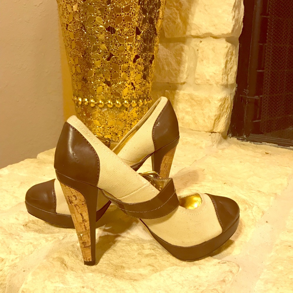 Brown heels